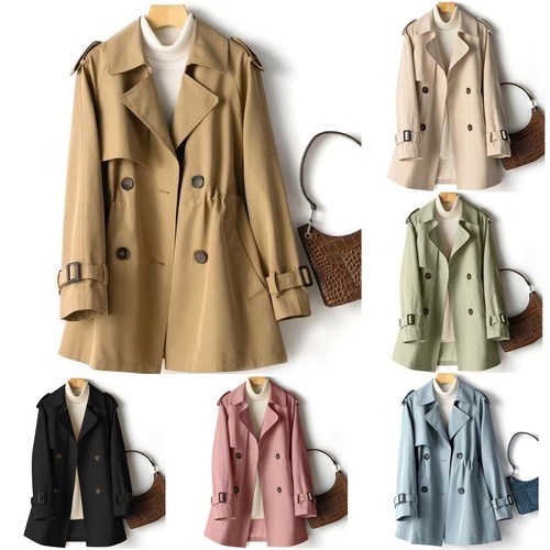 Women short trench - women's, coat