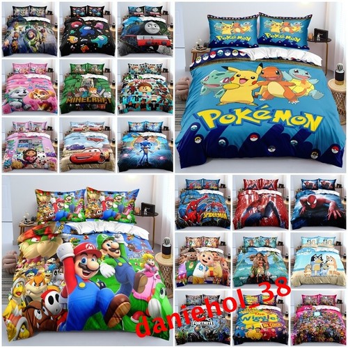 Kids characters duvet cover - characters,