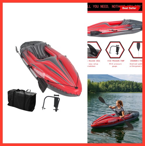 Inflatable kayak fishing boat - inflatable,