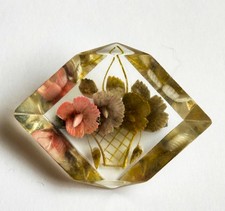 Pretty Vintage Floral Basket