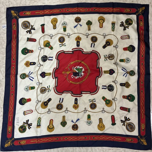Vintage echo silk scarf key - silk,