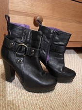 Red Or dead Biker Style Boots uK6