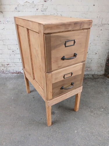 Vintage oak filling cabinet - cabinet, 2