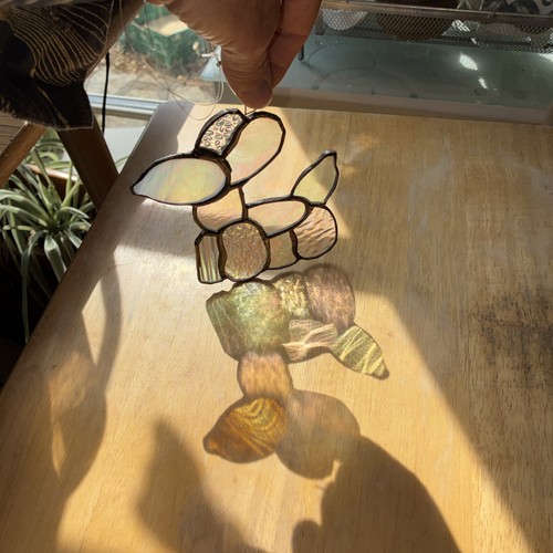 Balloon dog stained glass - dog,