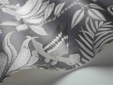 Cole & Son Savuti Wallpaper 109/1002 Colour Soot On Charcoal