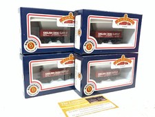  Bachmann 33-054 English China Clays LTD 5 Plank Wagons X 4