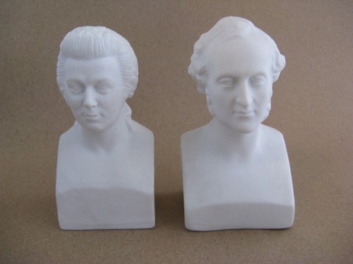 Antiqur parian busts - ,
