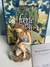 Faerie Glen KRYSTALUMA FG804 Fairy Figurine in Box Munro & COA