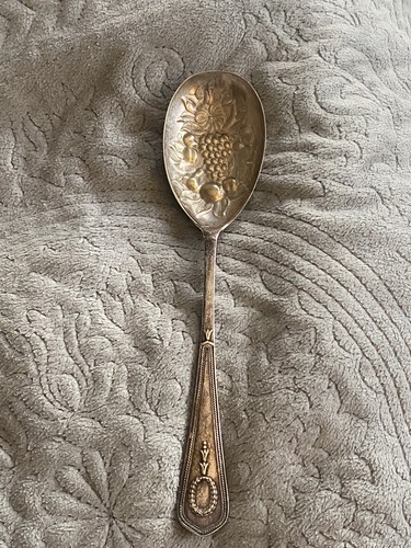 Vintage fruit spoon - fruit, &
