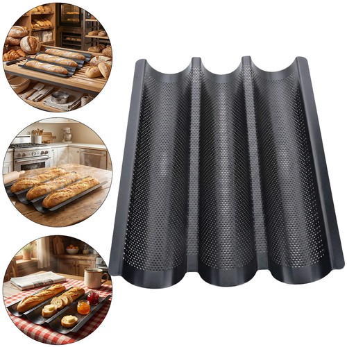 Wave baguette baking tray - 3,