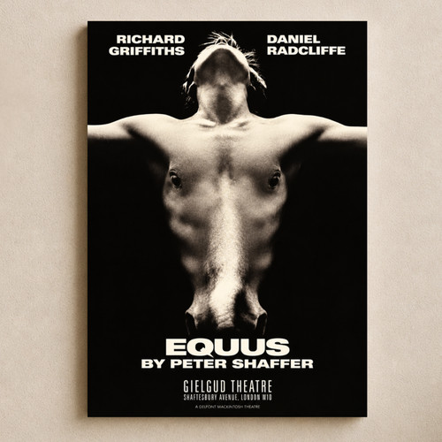 Equus theatre poster print - poster,