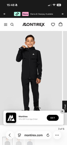 Boys black montirex jacket - boys,