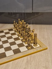 Vintage medieval chess set - chess,