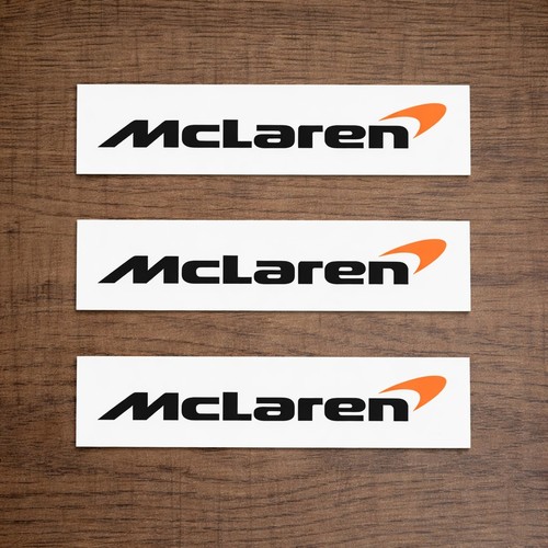 Mclaren white vinyl - vinyl, sticker