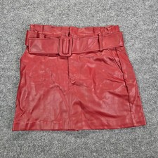 Zara Womens Skirt Medium Red