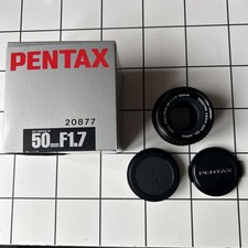 Pentax SMC Pentax-M 50mm f/1.7 Manual Focus Prime Lens K Mount
