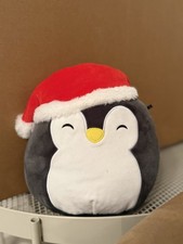 8" Luna the Penguin Santa Hat