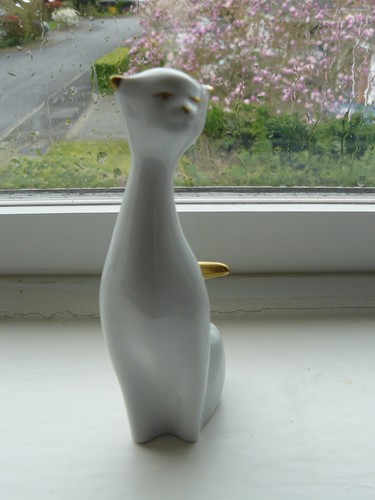 Vintage hollohaza hungary cat - hungary,