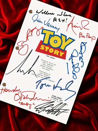 Toy story signed movie - signed, script