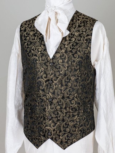 Brocade traditional waistcoat - traditional,