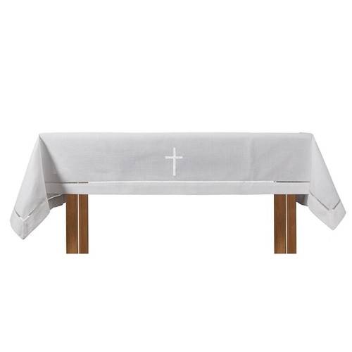 Eyelet edge altar frontal with - edge,
