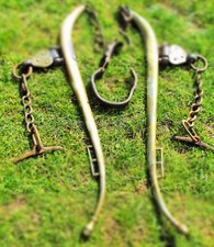 Shire Horse HAMES pair brass