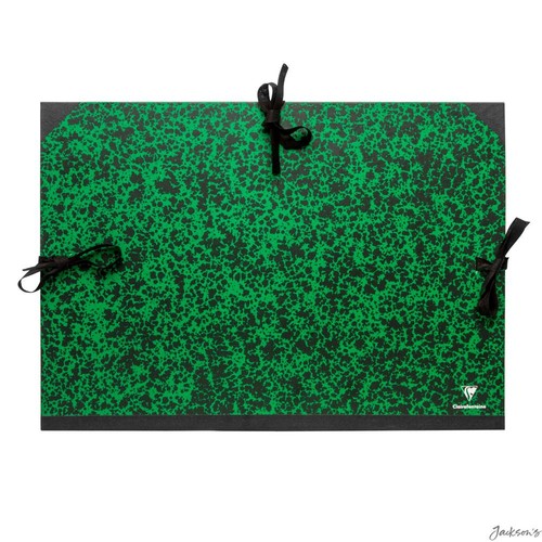 Clairefontaine green marbled - green,