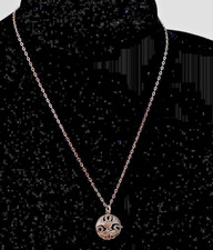 Vintage Shetland Jewellery Sterling Silver The Three Nornes Swan Necklace,Boxed.