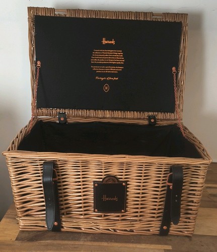 Vintage harrods large wicker - large,