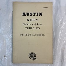 Austin Gipsy G4M10 & G4M15 NOS