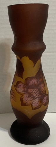 Emile galle vase etched - emile,