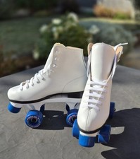 Retro Leather Roller Derby Quad Skates – Size 7 – Brilliant Condition