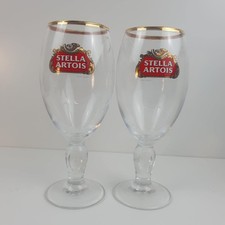 2X Stella Artois Chalice Beer