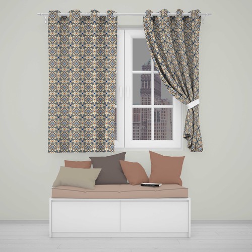 Blackout eyelet curtains - eyelet,