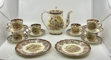 ROYAL WORCESTER PALISSY GAME SERIES  16 PIECE COFFEE SET SH21