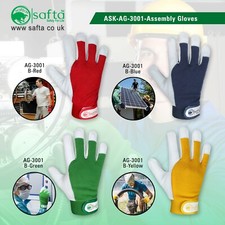 Leather Work Gloves Driver Thorn Proof Gardening Safety Lorry Truck Driving M XL