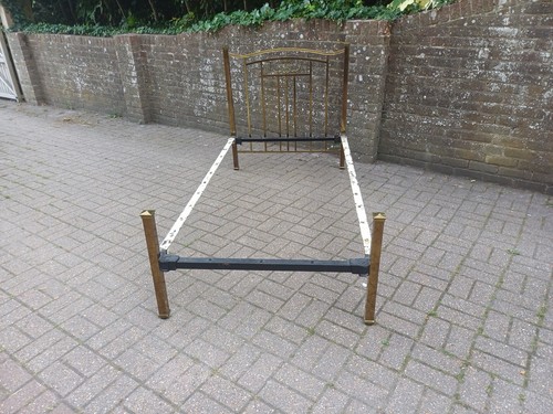 Vintage solid brass - solid, single