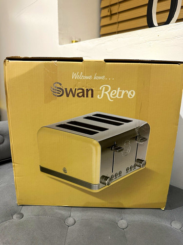 Swan retro slice - swan, 4-slice