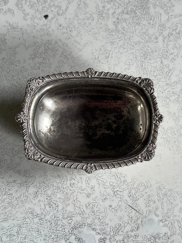 Antique sterling silver open