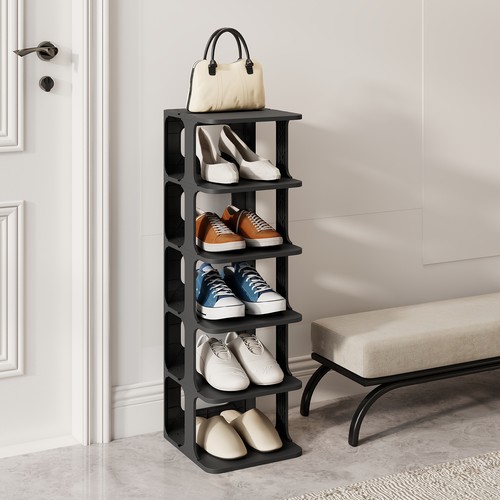 Tier stackable shoe rack - 6-tier,