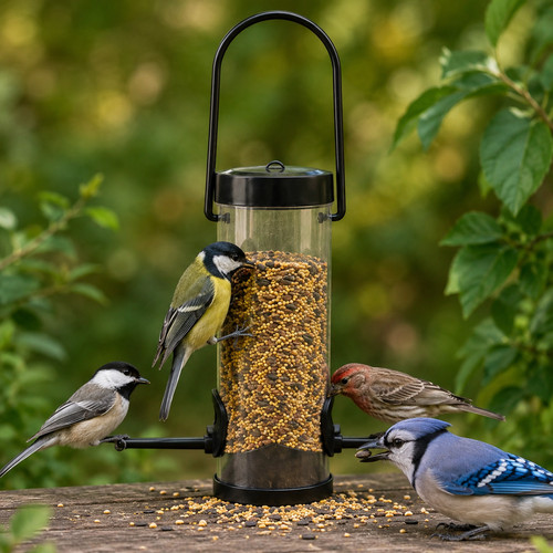 Premium plastic bird seed - plastic,