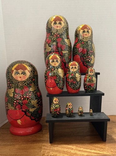 Vintage russian matryoshka - vintage,