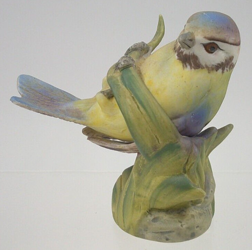 Capodimonte porcelain blue tit - capodimonte,