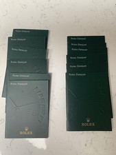 Rolex Datejust English Booklet