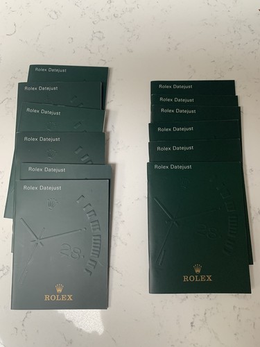 Rolex datejust english booklet - rolex,