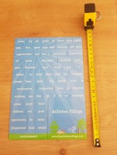 Rare Olympics London 2012 Athletes Village fridge Magnet 100% intact free P&P