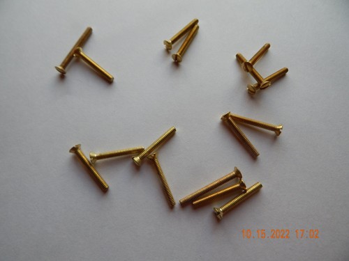 Brass oval head - brass,
