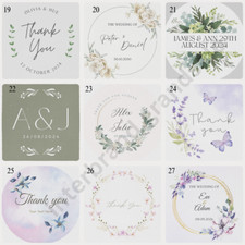 Personalised stickers round - stickers,