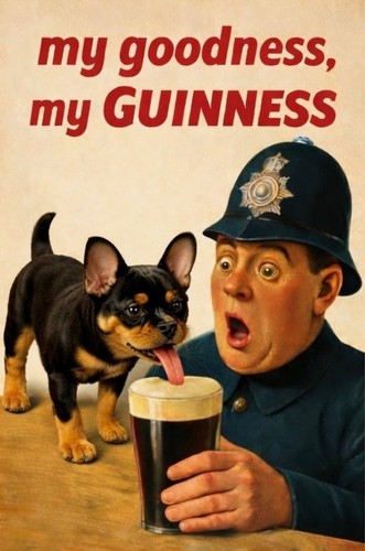 Guinness advertising poster - advertising, my