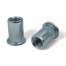 RIVNUTS NUTSERTS STEEL RIVET NUTS FLANGED HEAD THREADED M4 M5 M6 M8 M10